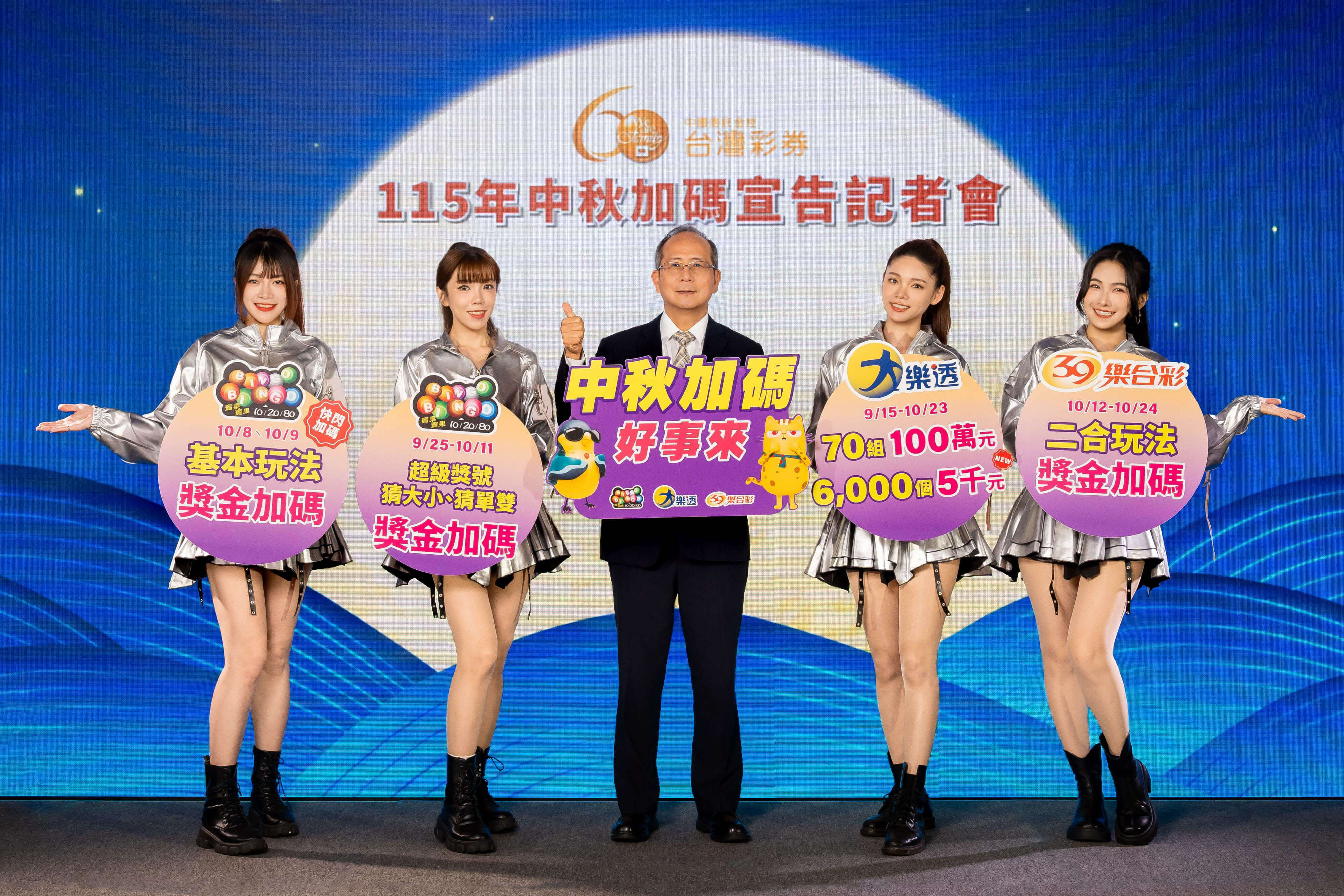 台灣彩券中秋加碼活動宣傳照一